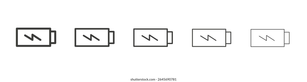 Battery icon simple illustration logo art