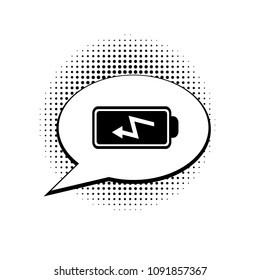battery icon and simple object. vector illustration