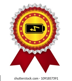 battery icon and simple object. vector illustration