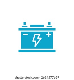 battery icon Simple thin line stroke vector