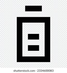 Batteriesymbol. Geeignet für Website-UI-Design
