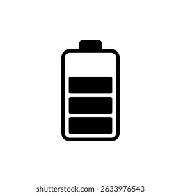 Icono de la batería para App y Sitios web. señal de carga de la batería. nivel de Recargo de la batería
