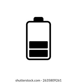 Batteriesymbol für Apps und Websites. Batterieladezeichen. Batterieladepegel