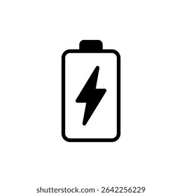 Battery icon symbol for apps and websites. battery Charging sign. battery charge level