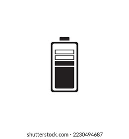 vector de símbolo de icono de batería