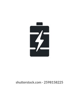 Battery icon symbol vector illustration isolated on white background