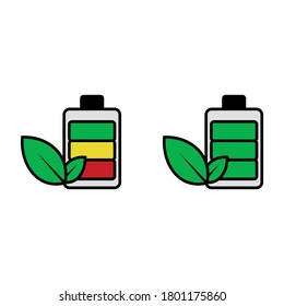 Diseño vectorial con tema de icono de batería