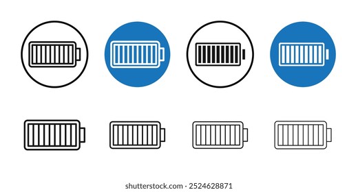 Battery Icon Thin line art collection