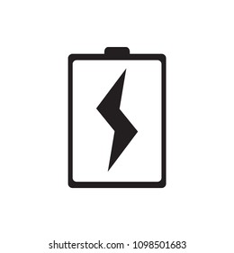 Battery icon trendy design template