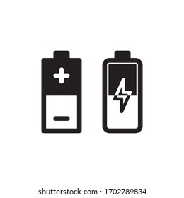 Icono De La Batería En Vector De Diseño A La Última Hora Eps 10
