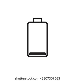 battery icon in trendy flat design.