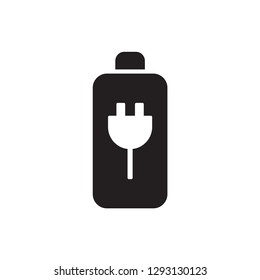 battery icon in trendy flat style 