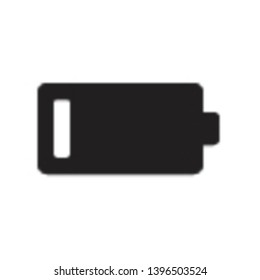 Battery icon in trendy flat style design. Vector graphic illustration. Battery symbol for website design, logo, app, and ui. Pixel perfect. EPS 10.