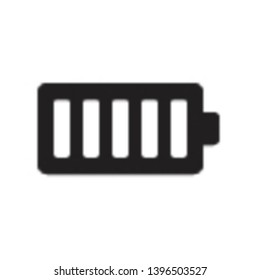 Battery icon in trendy flat style design. Vector graphic illustration. Battery symbol for website design, logo, app, and ui. Pixel perfect. EPS 10.
