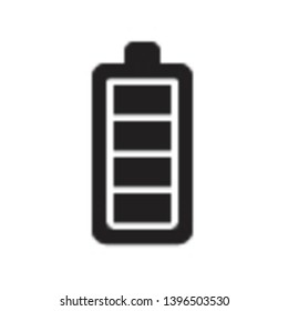 Battery icon in trendy flat style design. Vector graphic illustration. Battery symbol for website design, logo, app, and ui. Pixel perfect. EPS 10.