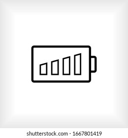 Battery Icon. Universal Interface Element, Sign and Symbol - Vector.