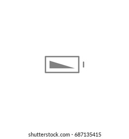 Battery icon. Icon for user interface or web