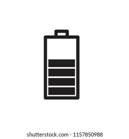 Battery icon vector