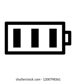 battery icon vector