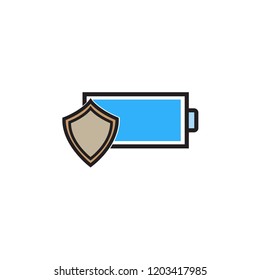 battery icon vector