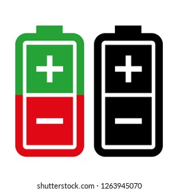Battery icon. vector