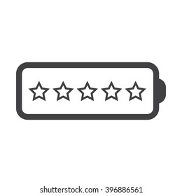 Battery Icon Vector.