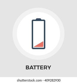 Battery Icon Vector. 