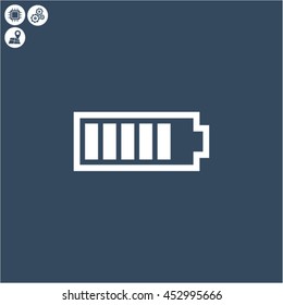 battery icon vector