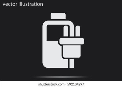 Battery Icon Vector.