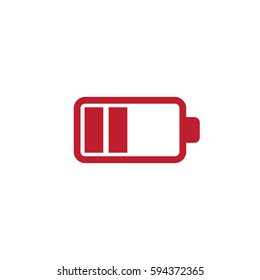 Battery icon vector