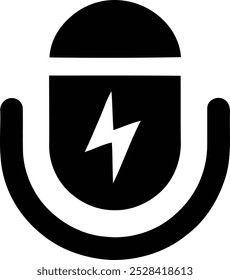 Imagem artística do vetor do ícone da bateria