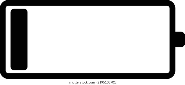 Battery icon vector . Charge from low to high