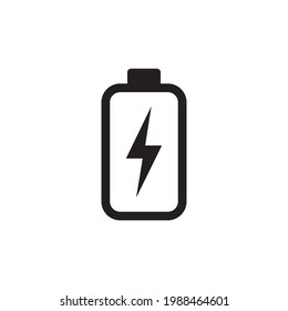 battery icon vector and charging icon vector,