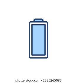Vector de icono de la batería. señal de carga de batería. nivel de carga de la batería