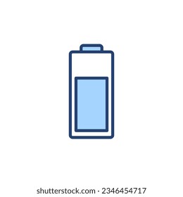 Vector de icono de la batería. señal de carga de batería. nivel de carga de la batería