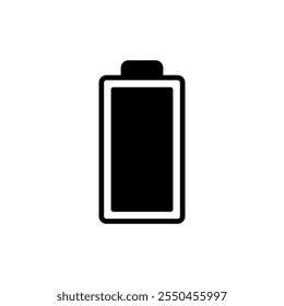 Battery icon vector. battery Charging sign. battery charge level