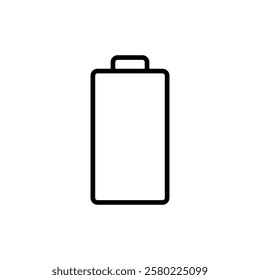 Battery icon vector. battery Charging sign. battery charge level