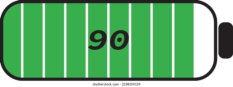 battery icon vector for design