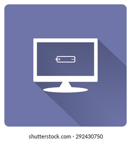 battery. icon. vector design