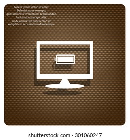 battery. icon. vector design