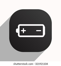 battery. icon. vector design