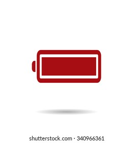 battery. icon. vector design
