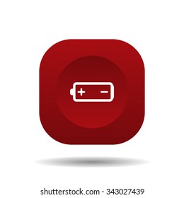 battery. icon. vector design