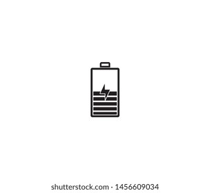 battery icon vector design element logo template