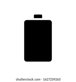 Battery icon vector design on white background