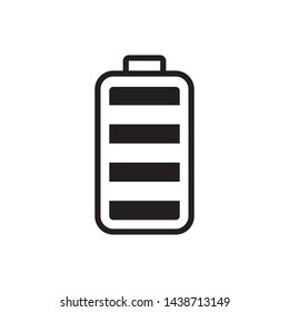 battery icon vector design template