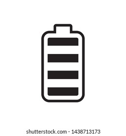 battery icon vector design template