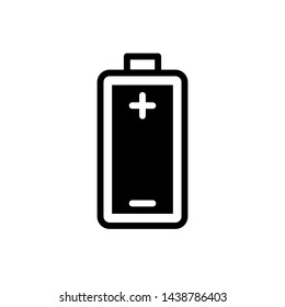 Battery icon vector design template