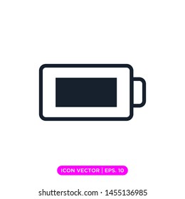 Battery icon vector design template