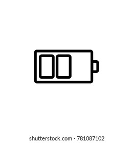 battery icon vector design template